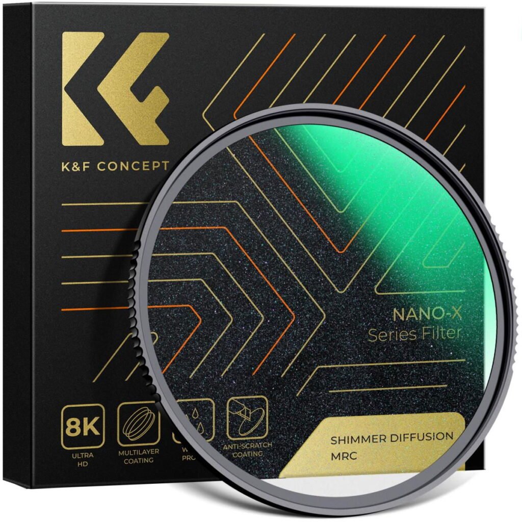 K&F Concept Filtru Shimmer Diffusion Nano-X Efect Cinematic 72mm – Default Title