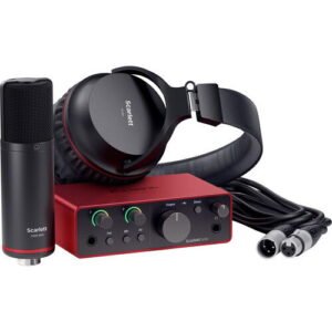 Focusrite Scarlett Solo Studio Interfata audio USB-C cu microfon si casti (4th gen) – Default Title