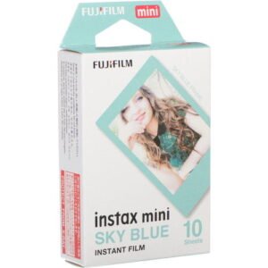 Fujifilm set 10 bucati film instant Sky Blue pentru aparat foto Instax Mini – Default Title