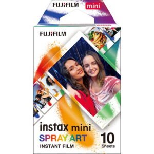 Fujifilm set 10 bucati film instant  Spray Art pentru aparat foto Instax Mini – Default Title