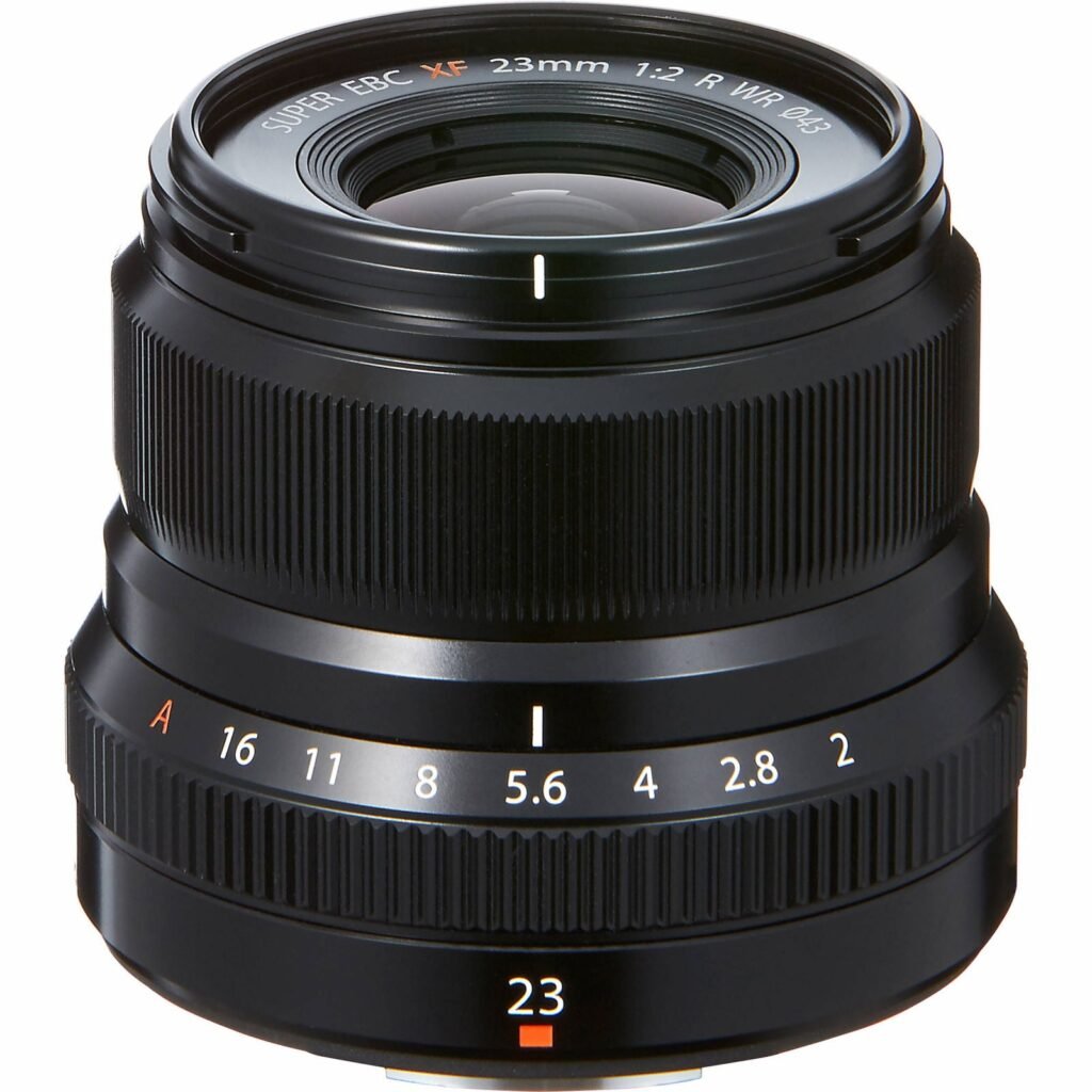 Fujifilm XF 23mm f2 R WR Obiectiv Foto Mirrorless Negru – Default Title