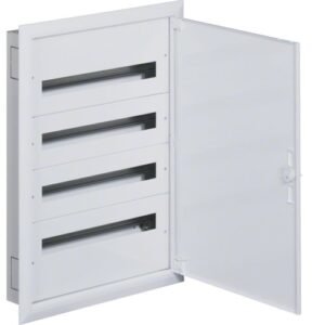 Tablou electric incastrat 96 module (4×24), usa opaca Hager FW424F