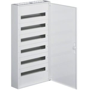 Tablou electric aparent 144 module (6×24), usa opaca Hager FW624W