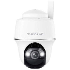 Camera wifi rotativa 4G LTE PT Reolink G440, 8 MP, IR/lumina alba 10 m, PIR 10 m, acumulator 6000 mAh, alarma personalizabila, microfon