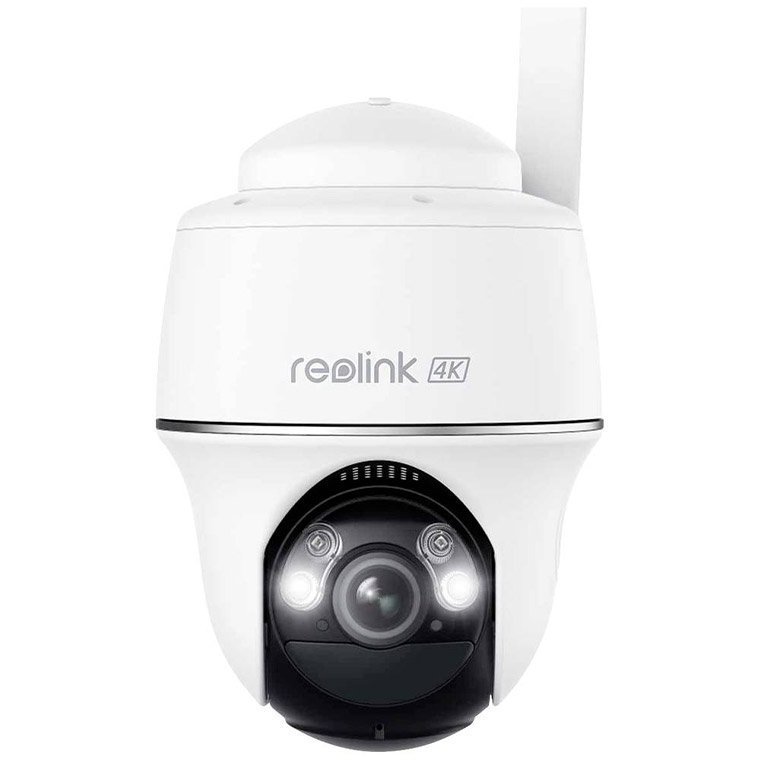 Camera wifi rotativa 4G LTE PT Reolink G440, 8 MP, IR/lumina alba 10 m, PIR 10 m, acumulator 6000 mAh, alarma personalizabila, microfon
