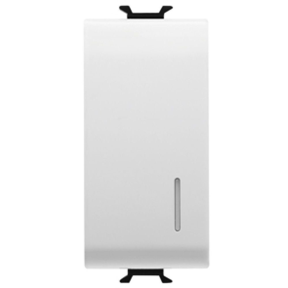 Intrerupator simplu cu led 1M Gewiss Chorus GW10002, alb