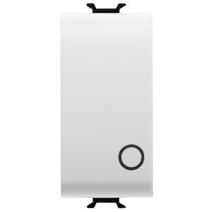 Buton cu revenire 2 poli 16A Gewiss Chorus GW10134, alb
