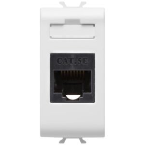 Priza date RJ45 Cat 5e – UTP Gewiss Chorus GW10421, alb