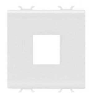 Adaptor pentru carcase conectori de date tip AMP/KEYSTONE JACK – 2 module Gewiss GW10433