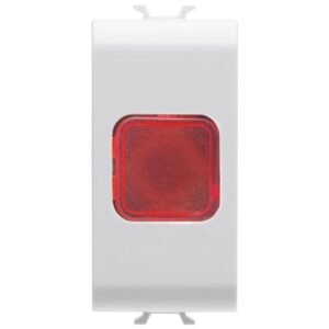 Lampa de semnalizare rosie 1 modul Gewiss Chorus GW10623