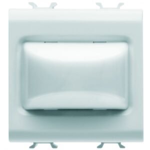 Lampa semnalizare reliefata transparenta 2 module 12V ac/dc / 230V ac Gewiss Chorus GW10631, alb