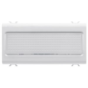 Lampa iluminat trepte 12V ac/dc / 230V 4 module Gewiss Chorus GW10656, alb