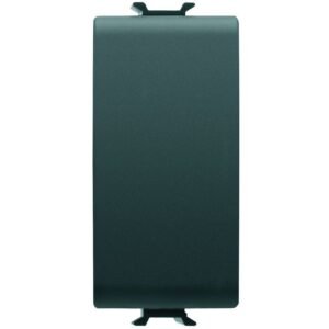 Intrerupator cap scara 1 modul Gewiss Chorus GW12051, negru satin