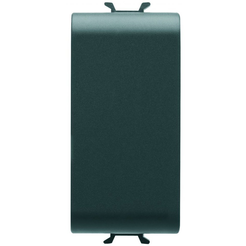 Tasta falsa 1 modul Gewiss Chorus GW12195, negru satin