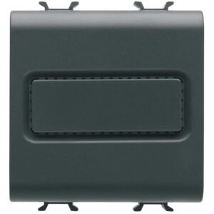 Sonerie 230V 3 tonuri si 3 intrari independente Gewiss Chorus GW12612, negru satin