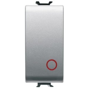 Buton cu revenire NC 16A 1M Gewiss Chorus GW14137, titan