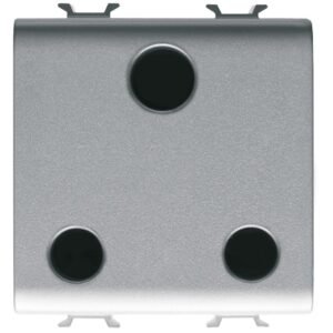 Priza 2M standard britanic Gewiss Chorus GW14297, titan