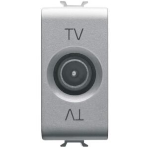 Priza tv de trecere 5dB 1 modul Gewiss Chorus GW14362, titan