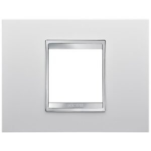 Rama ornament 2 module Gewiss Chorus Lux GW16202TB, alb