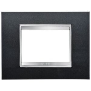 Rama 3 module Gewiss Chorus Lux GW16203VA, ardezie