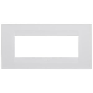 Rama ornament 6 module Gewiss Chorus Geo GW16406TB, alb