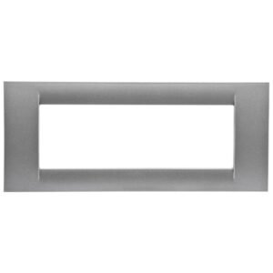 Rama ornament 6 module Gewiss System Virna GW22286, titan