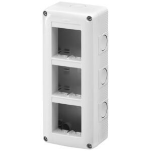 Doza aplicata verticala 6 module(3×2) IP 40 Gewiss System GW27022