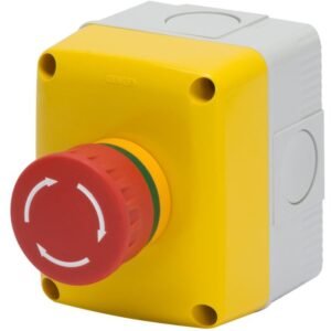 Carcasa cu 1 buton D.22 ciuperca rosu 1 ND – 1 NI IP66 Gewiss GW27202
