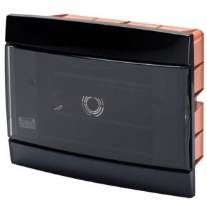 Tablou decorativ incastrat 8+1/2 module negru Gewiss GW40225TN