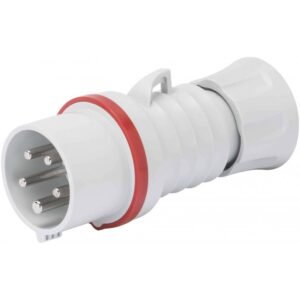 Stecher trifazic, IP44/54, mobil, 3P+N+E, 32A, 380-415V, 6H Gewiss GW60020H