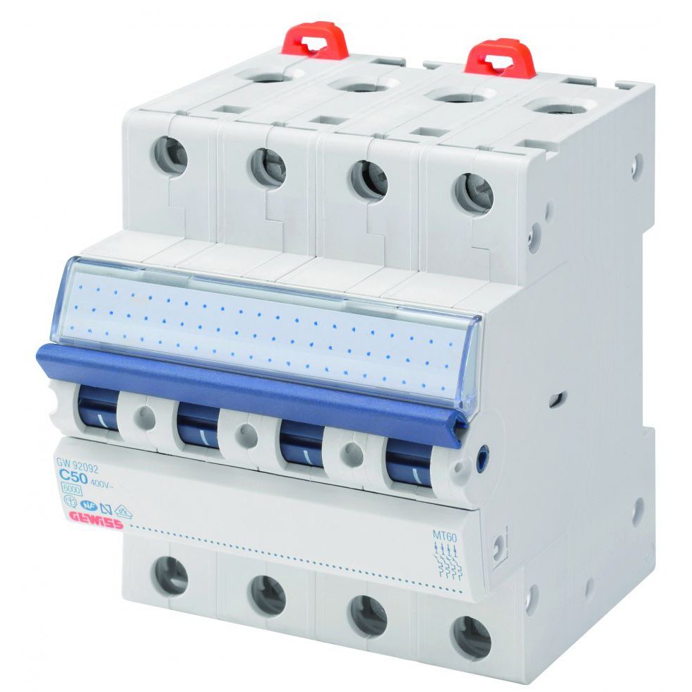 Siguranta automata 4P 16A, Curba B, 6kA Gewiss GW92388