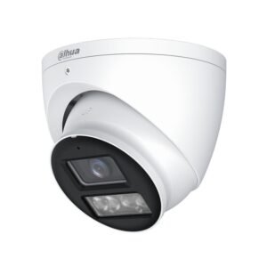 Camera supraveghere Dome cu iluminare duala Dahua Starlight HAC-HDW1500T-IL-A-0280B-S3-DIP, 5 MP, IR/lumina alba 40 m, 2.8 mm, microfon, DIP switch
