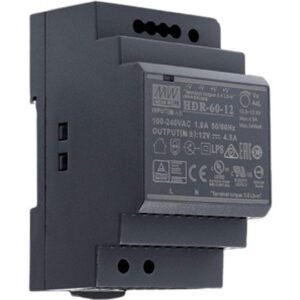 Sursa de alimentare in comutatie MEAN WELL HDR-60-12, 12V, 4.5A, sina DIN
