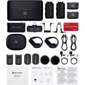 Hollyland LARK MAX 2 Ultimate Combo with OWS Monitor Earphone + Camera RX + USB-C RX – Default Title