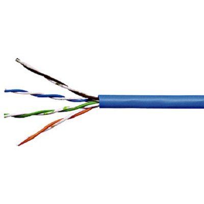Rola 305 ml cablu U/UTP Cat.5e, 4x2xAWG24/1, LS0H, Eca, albastru HSEKU424H1