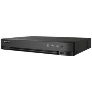 DVR 8 canale Turbo HD AcuSense Hikvision iDS-7208HTHI-M2-SA, 8MP, 2x SATA, alarma 8 IN/4 OUT, audio