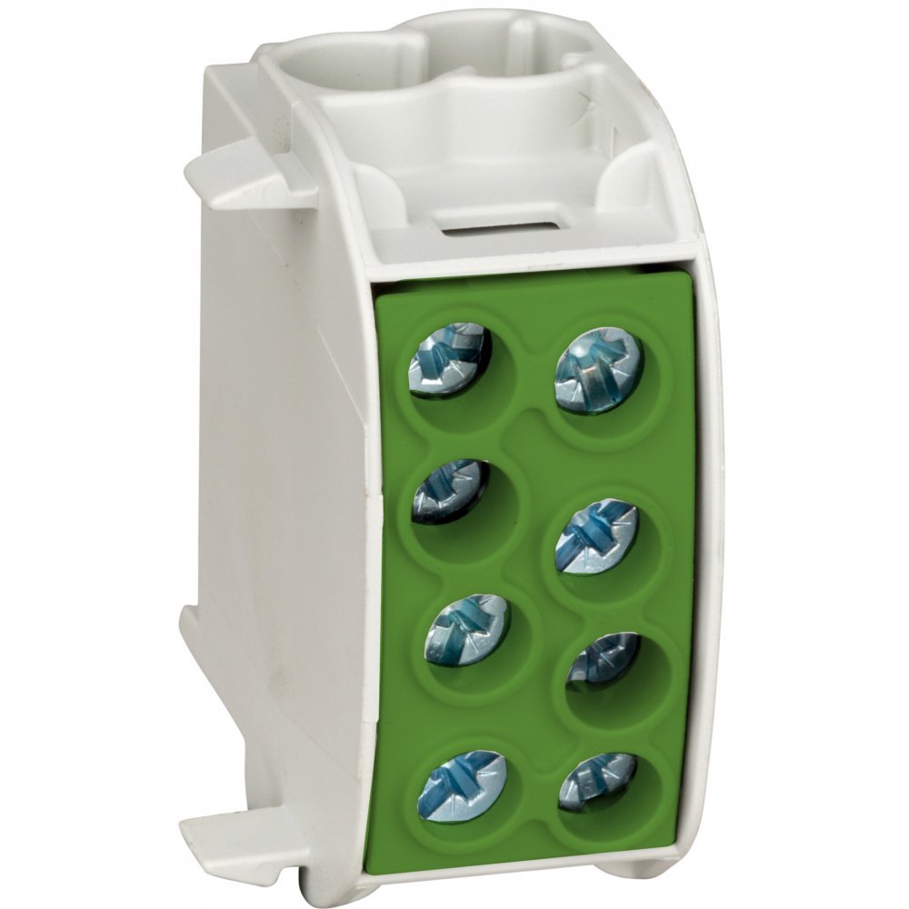 Clema de derivatie Cu-Al, 35mmp, 1P izolata Schrack IKA26230 / 080210-X-3 verde