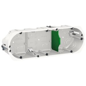 Doza ST rotunda 3 posturi 67×50 a=50mm Schneider Noua Unica IMT35935