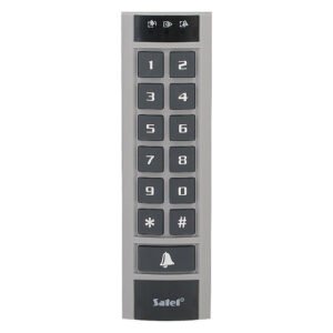 Tastatura LED de partitie cu cititor de proximitate Satel INT-SCR-BL, iesire yala electrica, monitorizare usa, buzzer