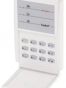 Tastatura LED Satel Integra INT-SZ-BL, iluminare albastra