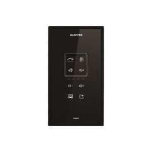 Interfon de interior audio Electra Smart ATM.0S083.ELBTL, ecran sticla securizata, aparent, ABS. negru