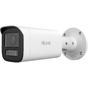 Camera supraveghere exterior IP Hikvision HiLook Hybrid Light IPC-B660HA-LZU, 6 MP, 2.8 – 12 mm, IR/Lumina alba 50 m, microfon, slot card, PoE