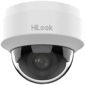Camera IP dome HiLook IPC-D141H-C, 4MP, lentila fixa 2.8 mm, IR 20m, Dome, PoE, H.265+, DWDR, carcasa plastic, interior