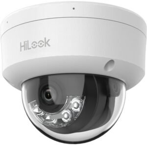 Camera IP Dome HiLook IPC-D160HA-LU, 6MP, IR / Lumina Alba 30m, Microfon Integrat, lentila 2.8mm