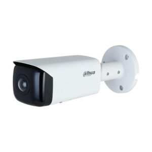 Camera supraveghere IP exterior Dahua WizSense IPC-HFW3441T-AS-P-0210B, 4 MP, 2.1 mm, IR 20 m, slot card, unghi 180 grade, microfon, PoE