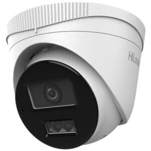 Camera supraveghere IP Dome cu iluminare duala Hikvision HiLook Smart Hybrid Light IPC-T280HA-LU, 8 MP, 2.8 mm, IR / lumina alba 30 m, detectie oameni