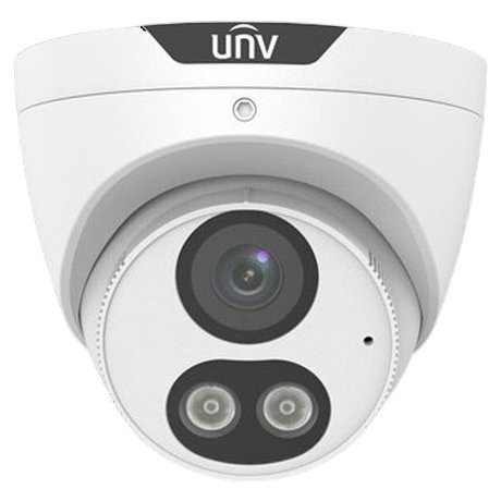 Camera IP Uniview IPC3618SB-ADF28KMC-I0, 8MP, 4K, lentila 2.8 mm, IR 30m, Alarma, Microfon, Difuzor, protectie perimetrala, slot card 256GB