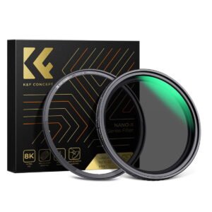 K&F Concept Filtru ND Variabil Seria Nano-X, NO X Spot ND2-ND32 (1-5 Stopuri) Magnetic 67mm – Default Title