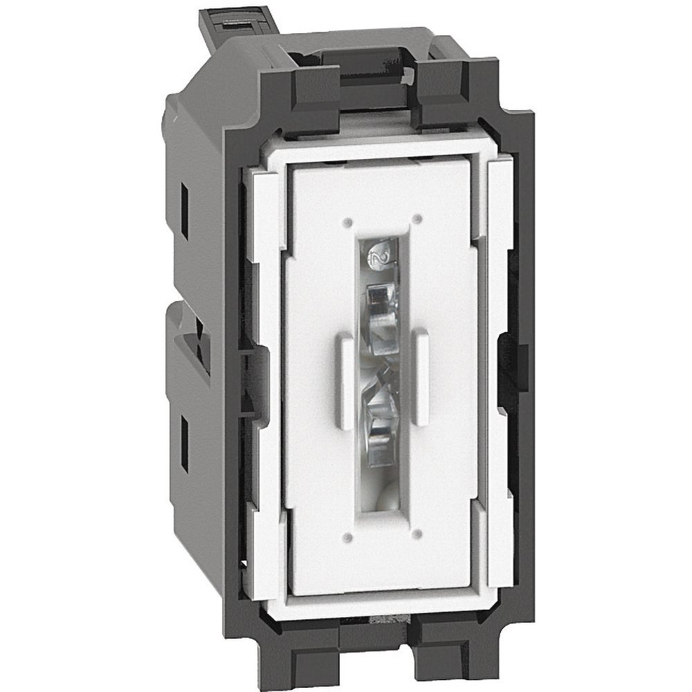 Intrerupator cap scara 1 modul 10A Bticino Living Now K4003A, alb, negru