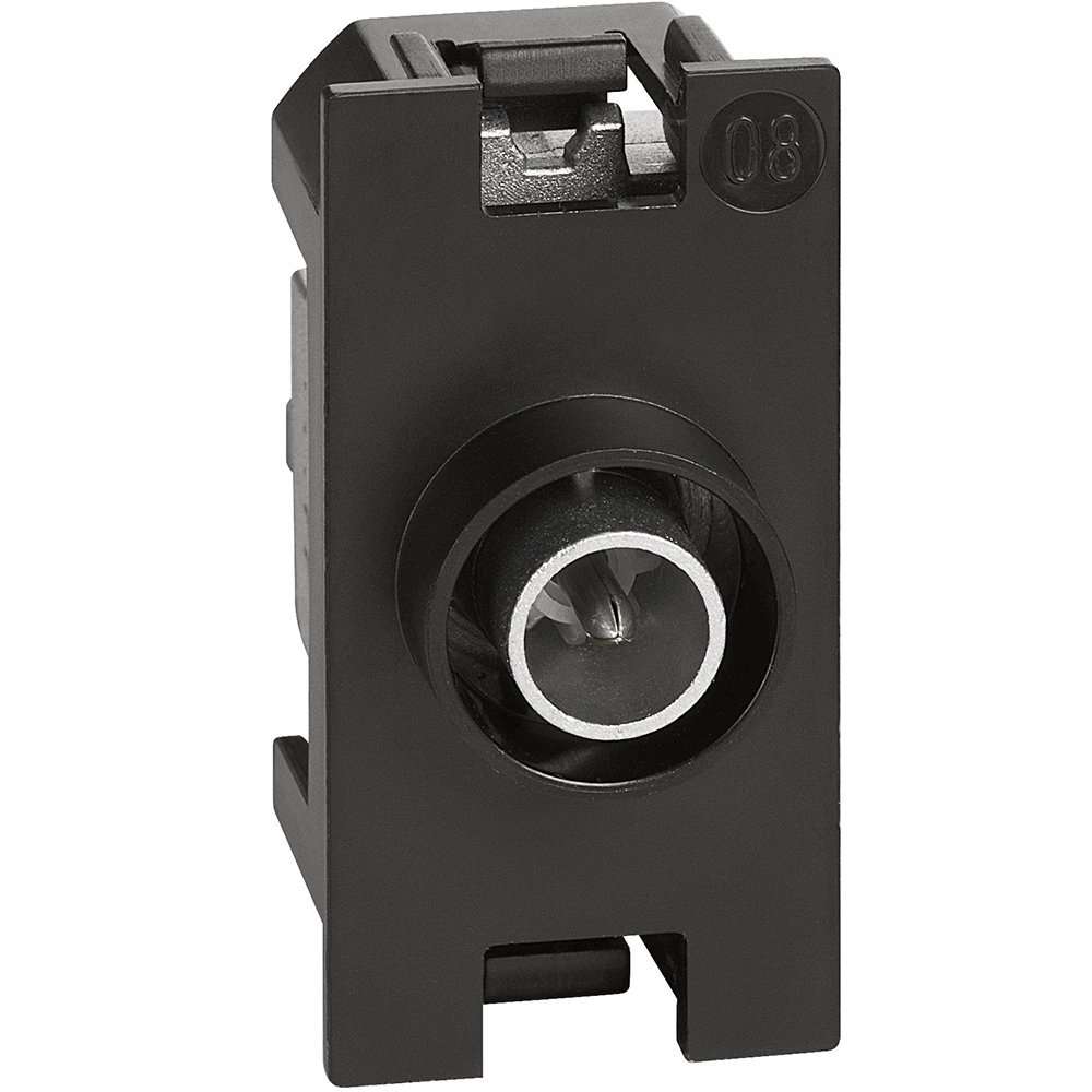 Priza tv de trecere Bticino Living Now K4202P14, negru